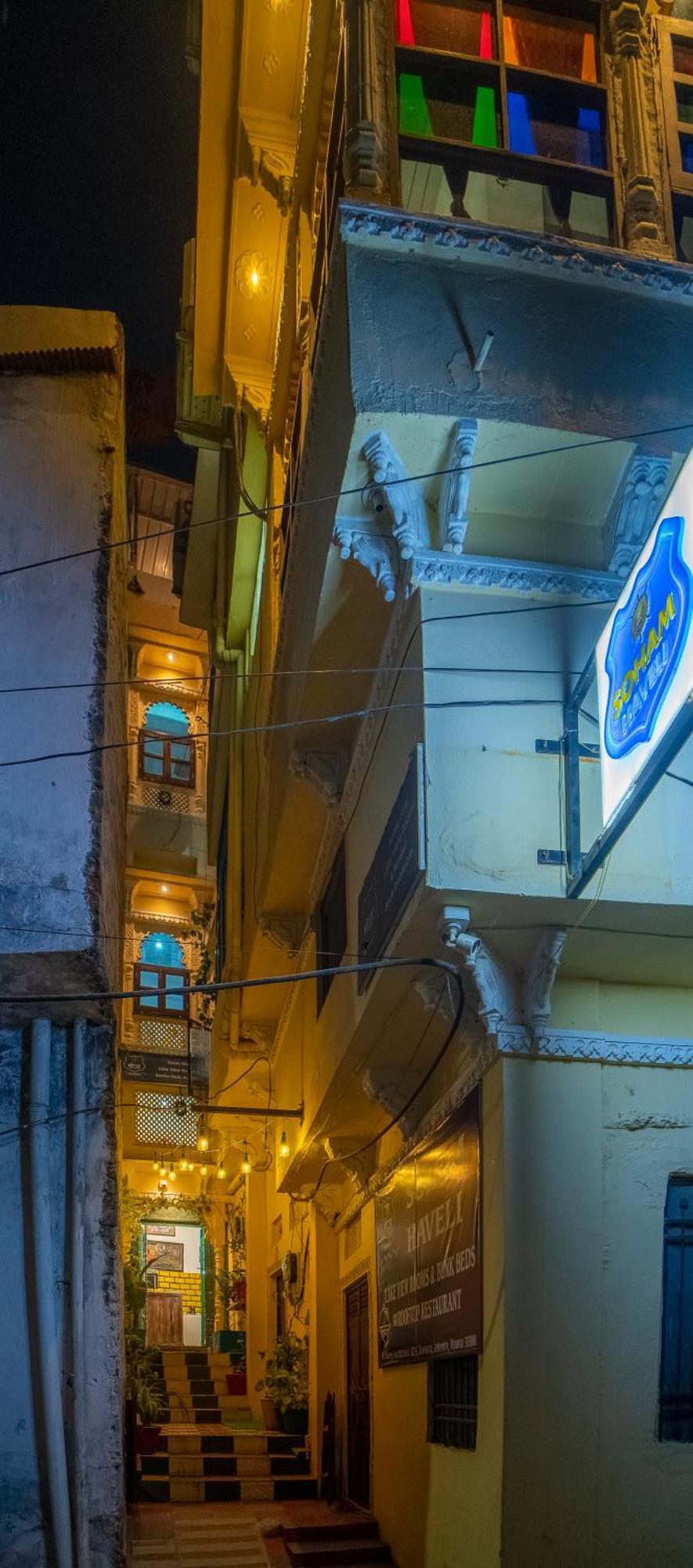A Pousada Soham Haveli Udaipur Exterior foto